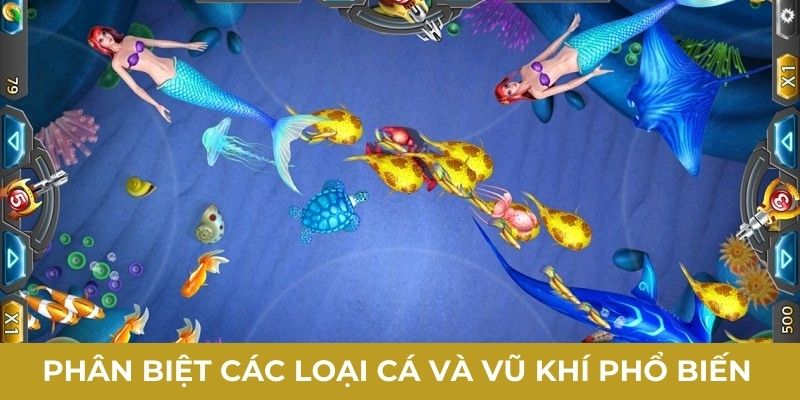 Phân biệt các loại cá và vũ khí phổ biến